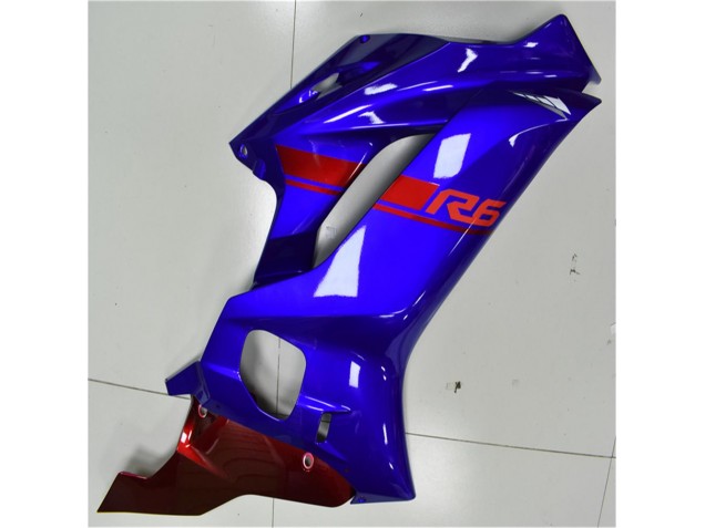 17-21 Blue Red Yamaha YZF R6 Motorcycle Fairings 17-21 Blue Red Yamaha YZF R6 Motorcycle Fairings