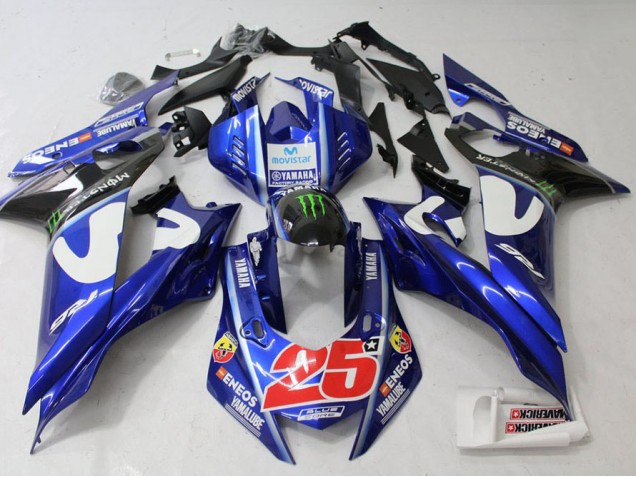 17-21 Movistar Yamaha YZF R6 Motorcycle Fairings 17-21 Movistar Yamaha YZF R6 Motorcycle Fairings