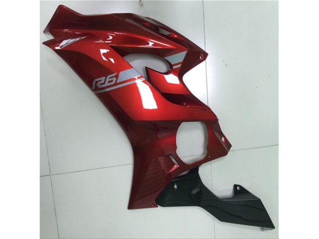 17-21 Red Yamaha YZF R6 Motorcycle Fairings 17-21 Red Yamaha YZF R6 Motorcycle Fairings