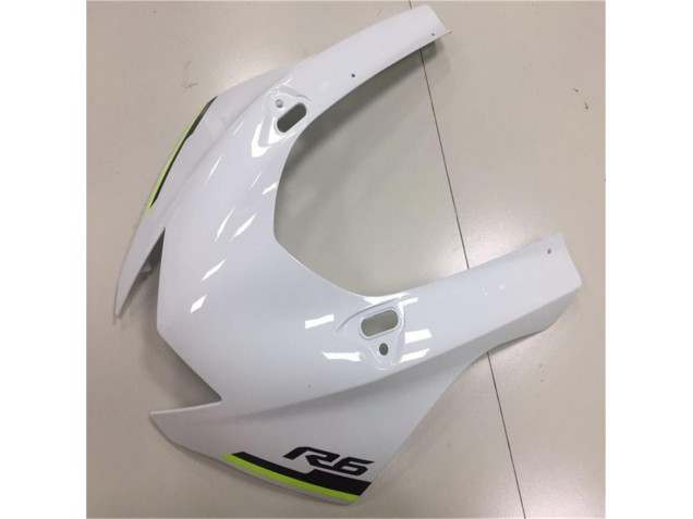 17-21 White Silver Yamaha YZF R6 Motorcycle Fairings 17-21 White Silver Yamaha YZF R6 Motorcycle Fairings