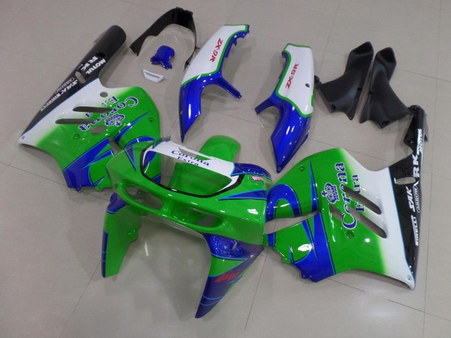 94-97 Green Corona Kawasaki ZX9R Motorcycle Fairings 94-97 Green Corona Kawasaki ZX9R Motorcycle Fairings