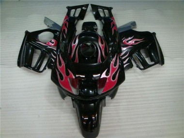 95-98 Black Honda CBR600 F3 Motorcycle Fairing Kits
