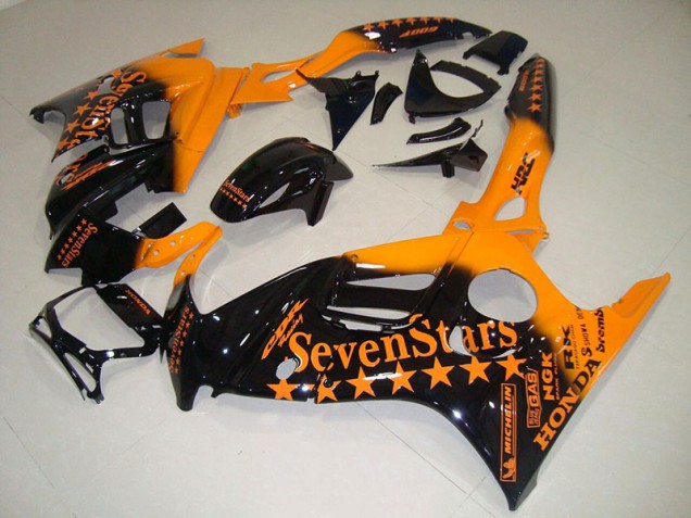 95-98 Black Orange SevenStars Honda CBR600 F3 Motorcycle Fairings