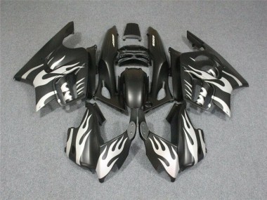 95-98 Black White Flame Honda CBR600 F3 Motorcycle Fairings