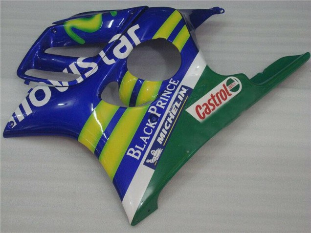 95-98 Blue Movistar Castrol Honda CBR600 F3 Motorcycle Fairings