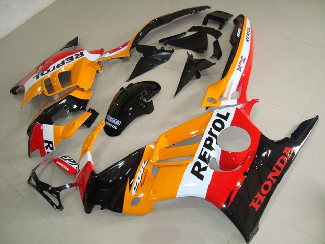 95-98 Orange Black Repsol Honda CBR600 F3 Motorcycle Fairings