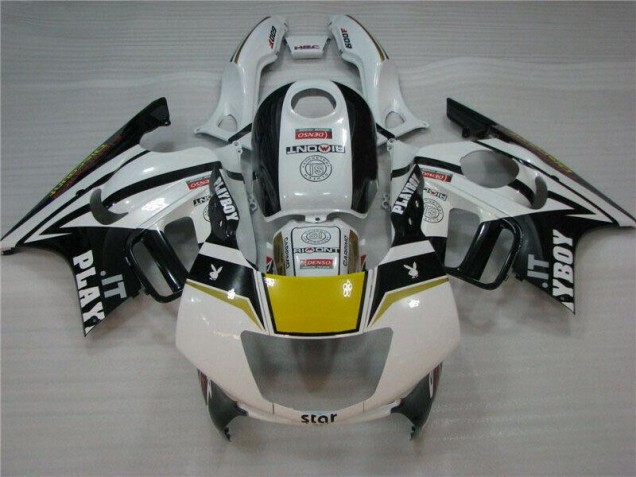 95-98 White Black Playboy Honda CBR600 F3 Motorcycle Fairings 95-98 White Black Playboy Honda CBR600 F3 Motorcycle Fairings