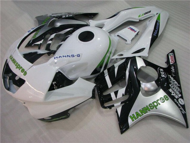 95-98 White Green Hannspree Honda CBR600 F3 Motorcycle Fairings