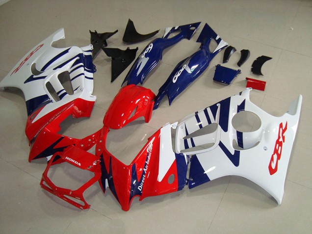 95-98 White Red Blue Honda CBR600 F3 Motorcycle Fairings 95-98 White Red Blue Honda CBR600 F3 Motorcycle Fairings