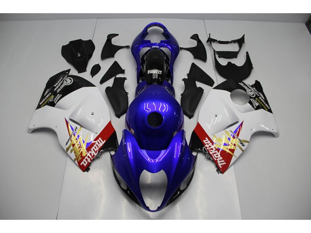 96-07 Blue White Suzuki GSXR 1300 Hayabusa Motorcycle Fairing 96-07 Blue White Suzuki GSXR 1300 Hayabusa Motorcycle Fairing