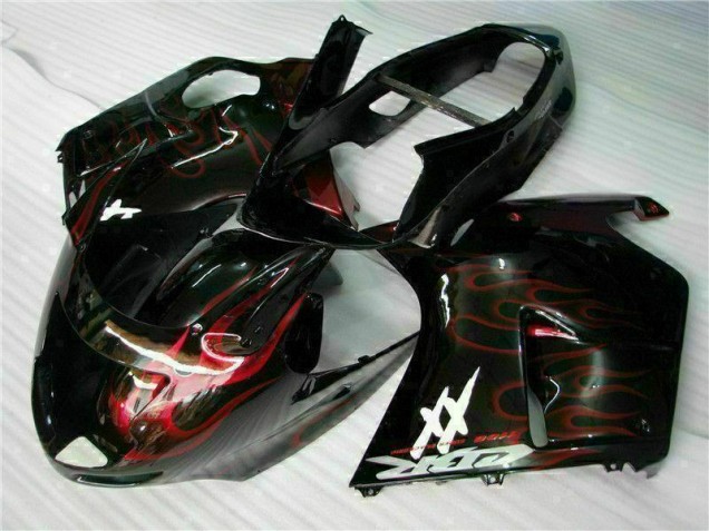 96-07 Red Flame Honda CBR1100XX Motorcycle Fairing 96-07 Red Flame Honda CBR1100XX Motorcycle Fairing