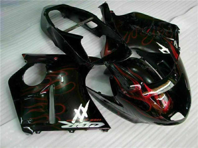 96-07 Red Flame Honda CBR1100XX Motorcycle Fairing 96-07 Red Flame Honda CBR1100XX Motorcycle Fairing