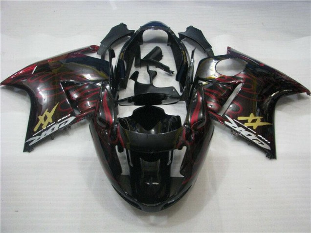 96-07 Red Flame Honda CBR1100XX Motorcycle Fairings 96-07 Red Flame Honda CBR1100XX Motorcycle Fairings