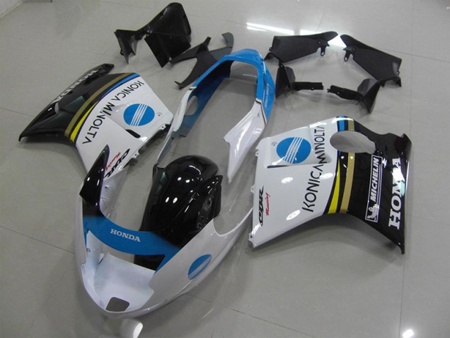 96-07 White Konica Minolta Honda CBR1100XX Blackbird Motorcycle Fairings 96-07 White Konica Minolta Honda CBR1100XX Blackbird Motorcycle Fairings