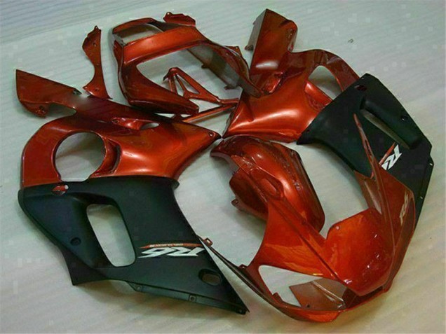 98-02 Black Brown Yamaha YZF R6 Motorcycle Fairings 98-02 Black Brown Yamaha YZF R6 Motorcycle Fairings