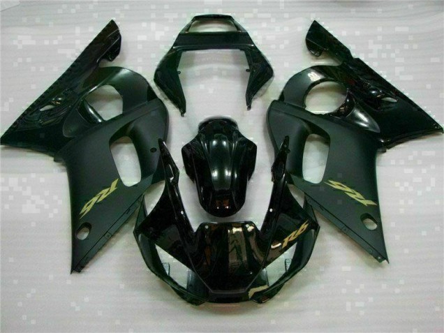 98-02 Black Yamaha YZF R6 Full Motorcycle Fairing Kits 98-02 Black Yamaha YZF R6 Full Motorcycle Fairing Kits