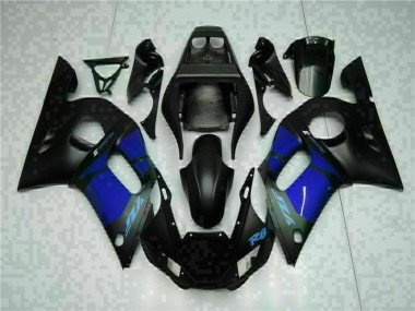 98-02 Blue Black Yamaha YZF R6 Motorcycle Fairing