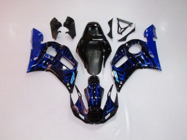 98-02 Blue Flame Yamaha YZF R6 Motorcycle Fairings