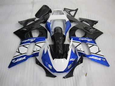 98-02 Blue White Black Yamaha YZF R6 Motorcycle Fairings