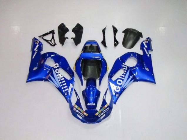 98-02 Blue White Go Motul Yamaha YZF R6 Motorcycle Fairings 98-02 Blue White Go Motul Yamaha YZF R6 Motorcycle Fairings