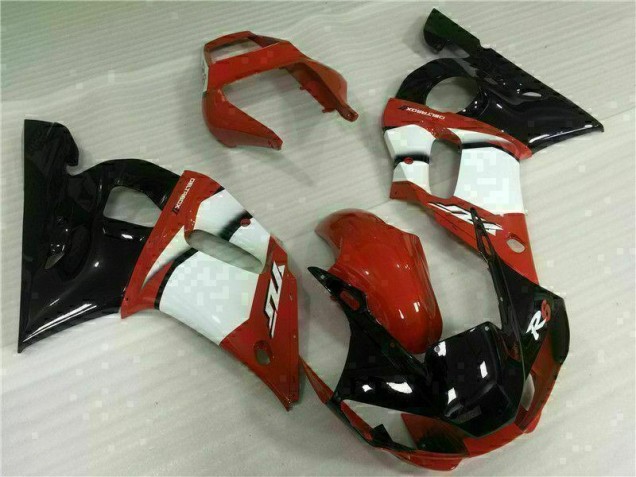 98-02 Red White Yamaha YZF R6 Motorcycle Fairings 98-02 Red White Yamaha YZF R6 Motorcycle Fairings