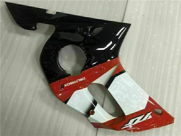 98-02 Red White Yamaha YZF R6 Motorcycle Fairings 98-02 Red White Yamaha YZF R6 Motorcycle Fairings