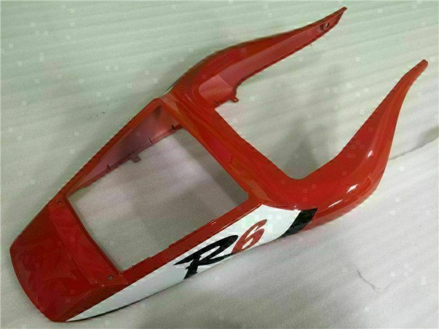 98-02 Red White Yamaha YZF R6 Motorcycle Fairings 98-02 Red White Yamaha YZF R6 Motorcycle Fairings