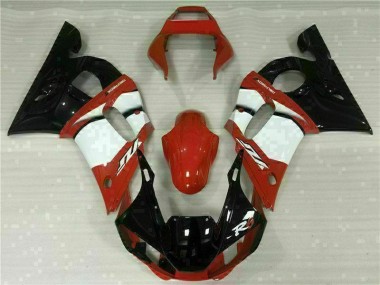 98-02 Red White Yamaha YZF R6 Motorcycle Fairings