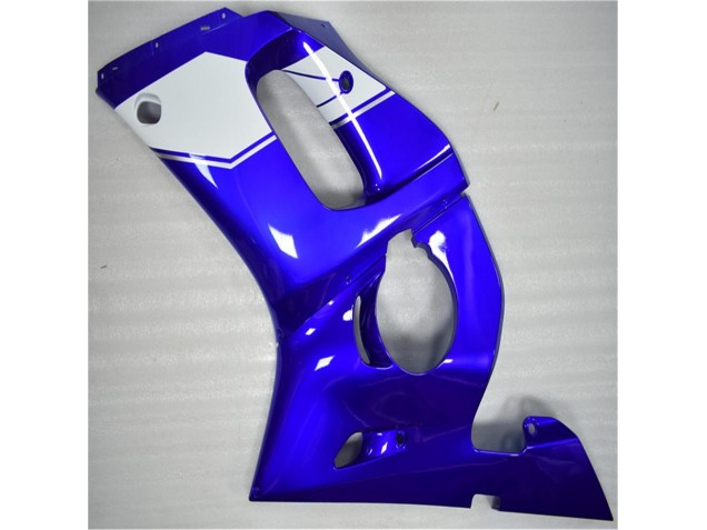 98-02 White Blue Yamaha YZF R6 Motorcycle Fairings 98-02 White Blue Yamaha YZF R6 Motorcycle Fairings