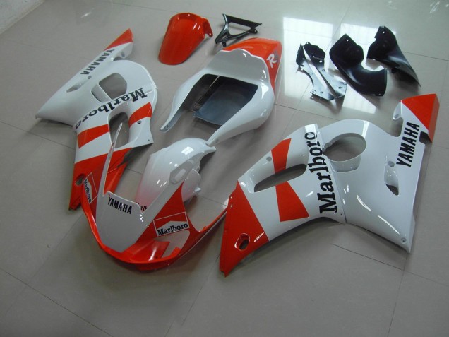 98-02 White Red Marlboro Yamaha YZF R6 Motorcycle Fairings 98-02 White Red Marlboro Yamaha YZF R6 Motorcycle Fairings