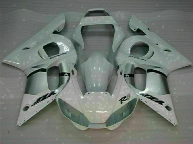 98-02 White Yamaha YZF R6 Motorcycle Fairings 98-02 White Yamaha YZF R6 Motorcycle Fairings
