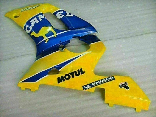 98-02 Yellow Blue Yamaha YZF R6 Motorcycle Bodywork 98-02 Yellow Blue Yamaha YZF R6 Motorcycle Bodywork