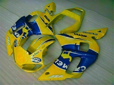 98-02 Yellow Blue Yamaha YZF R6 Motorcycle Bodywork