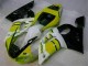 98-02 Yellow White Yamaha YZF R6 Motorcycle Fairings 98-02 Yellow White Yamaha YZF R6 Motorcycle Fairings