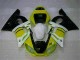 98-02 Yellow White Yamaha YZF R6 Motorcycle Fairings 98-02 Yellow White Yamaha YZF R6 Motorcycle Fairings